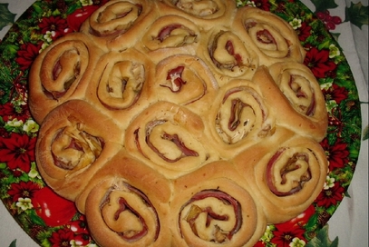 Rosa del deserto con cotto e carciofi