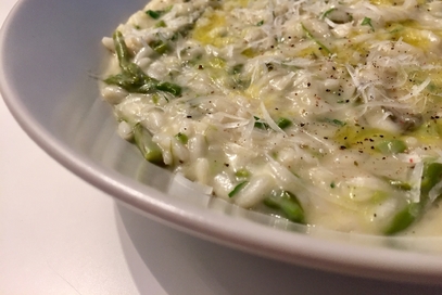 Risotto asparagi e gorgonzola