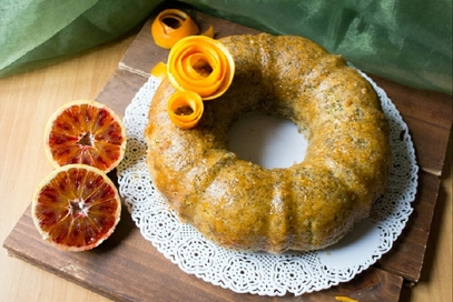 Poppy seed citrus cake