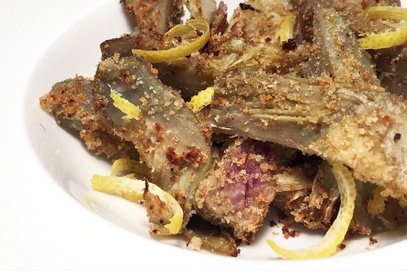 Carciofi gratinati al limone