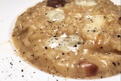 Risotto porcini e gorgonzola