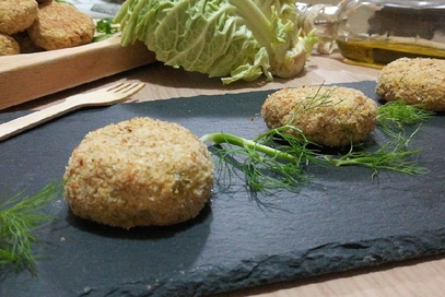 Crocchette di verza e fagioli cannellini