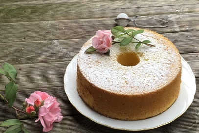 Chiffon cake profumata al limone