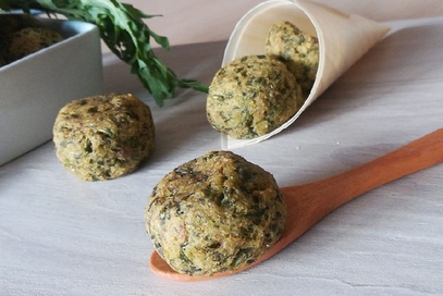 Polpette di pane e rucola