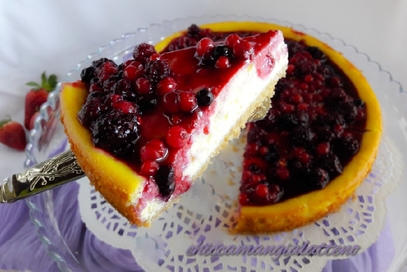 New york cheesecake ai frutti di bosco