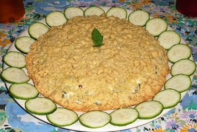 Sbriciolata salata con ricotta e zucchine