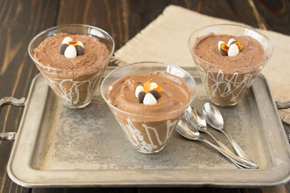 Mousse al cioccolato e caffè