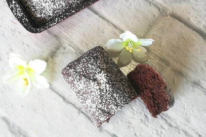 Plumcake all'acqua e cacao