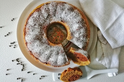 Ciambella bigusto, cioccolato e caffè