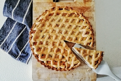 Crostata di ricotta e cioccolato