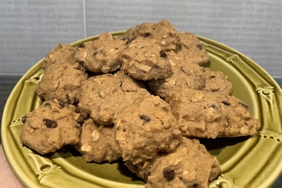 Cookies senza glutine con gocce di cioccolato
