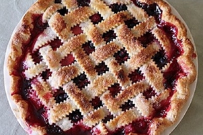 Crostata con marmellata di fragole