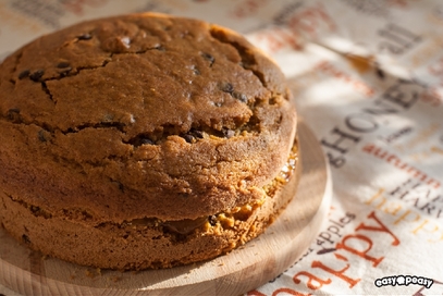 Torta zucca, castagne e cioccolato