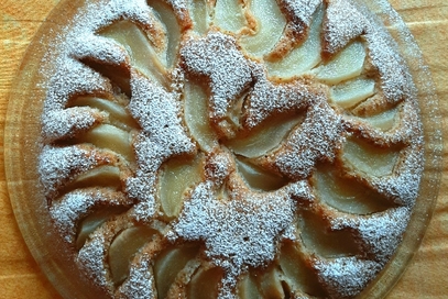 Torta grano saraceno e pere