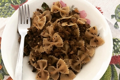 Pasta con la mollica