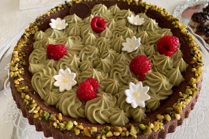 Crostata morbida al pistacchio