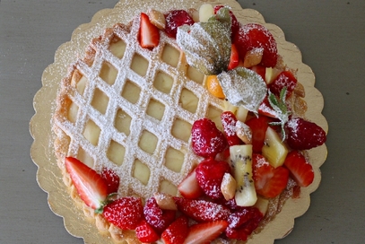 Crostata di frutta fresca e crema pasticciera