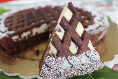 Crostata al cacao ricotta e gocce di cioccolato