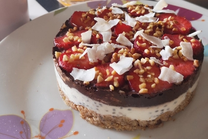 Fit cheesecake senza cottura