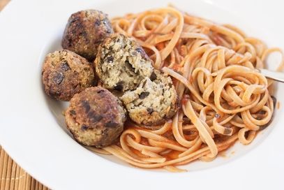 Polpette di melanzane con 2 ingredienti