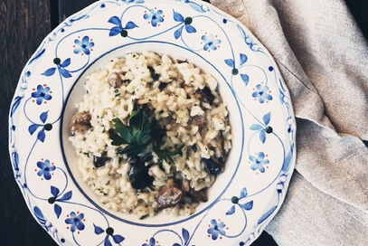 Risotto ai funghi porcini freschi