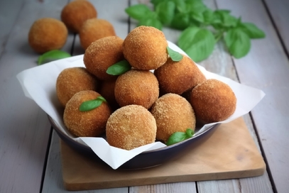 Polpettine di ceci e melanzane